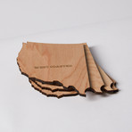 West Coaster Wood Coaster