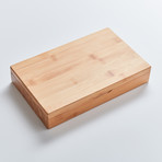 Pakka Wood Steak Knife Set + Bamboo Box // 6 Pieces
