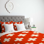 Vermillion Plus // Duvet Cover (Twin)