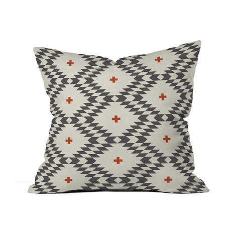 Native Natural Plus // Throw Pillow (18" x 18")