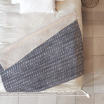 Bogo Denim Rain Light // Fleece Throw Blanket (Medium)