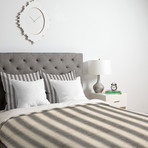 French Linen Seaside Stripe // Duvet Cover (Twin)