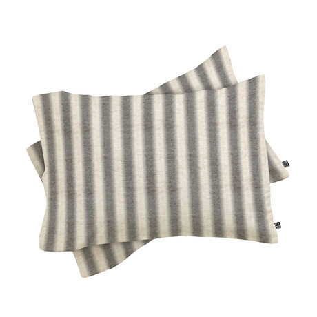 French Linen Seaside Stripe // Pillow Case // Set of 2