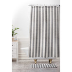 French Linen Seaside Stripe // Shower Curtain