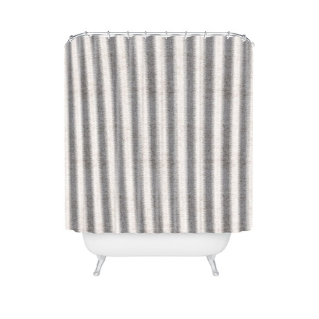 French Linen Seaside Stripe // Shower Curtain