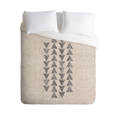 French Linen Tri Arrow // Duvet Cover (Twin)