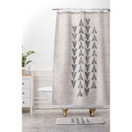 French Linen Tri Arrow // Shower Curtain