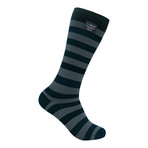 Longlite Bamboo Waterproof Socks // Black + Gray (S)