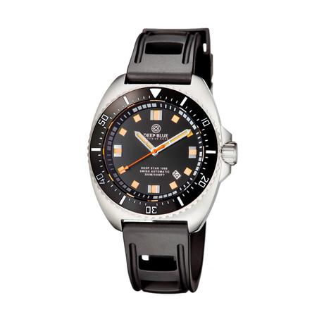 Deep Blue Deep Star Diver Automatic // DSTARSTRAPBLACKWHITE