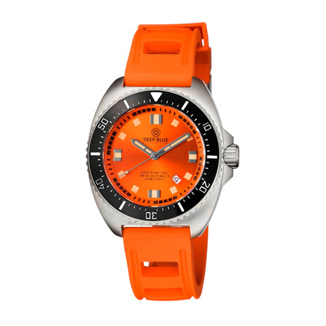 Deep Blue Deep Star Diver Automatic // DSTARSTRAPORANGE