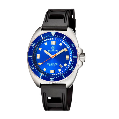Deep Blue Deep Star Diver Automatic // DSTARSTRAPBLUEBLACK