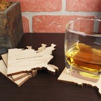 East Coaster Wood Coaster