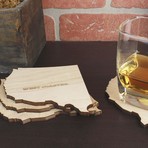West Coaster Wood Coaster