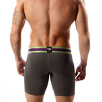 Cotton Boxer Brief // Dark Gray (S)