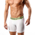 Cotton Boxer Brief // White (M)