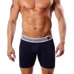 Microfiber Boxer Brief // Dark Blue (L)