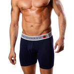 Microfiber Boxer Brief // Dark Blue (L)