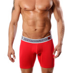 Microfiber Boxer Brief // Red (S)