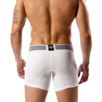 Microfiber Boxer Brief // White (XL)