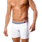 Microfiber Boxer Brief // White (S)