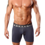 Microfiber Boxer Brief // Dark Gray (M)