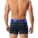 Aeronautica Microfiber Trunk // Blue + Pistacho (S)