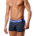 Aeronautica Microfiber Trunk // Blue + Pistacho (XL)