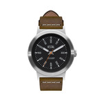 Vestal Retrofocus Italian Leather Quartz // SLR3L001