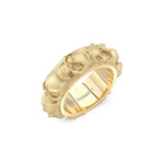 Skull Ring // Gold Plated (Size 8)