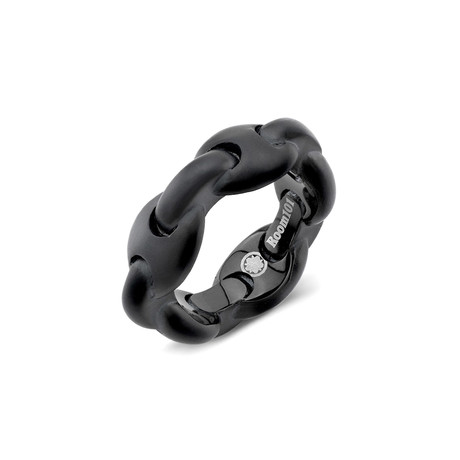 G Link Ring // Black (Size 8)