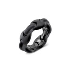 G Link Ring // Black (Size 8)