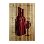 Wine Reserves // Natural Pine Wood (24"W x 36"H x 1.5"D)