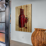 Wine Reserves // Natural Pine Wood (24"W x 36"H x 1.5"D)