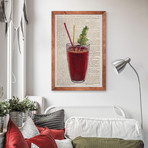 Tall Bloody Mary // Framed Canvas (12"W x 18"H x 1.5"D)