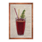 Tall Bloody Mary // Framed Canvas (12"W x 18"H x 1.5"D)