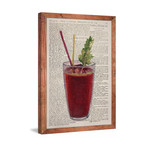 Tall Bloody Mary // Framed Canvas (12"W x 18"H x 1.5"D)