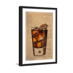 Drink Mouse // Framed Canvas (12"W x 18"H x 1.5"D)