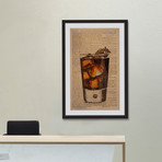 Drink Mouse // Framed Canvas (12"W x 18"H x 1.5"D)