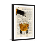 Splash of Whiskey // Framed Canvas (12"W x 18"H x 1.5"D)