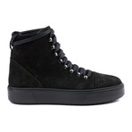 Prjct Suede Lace-Up Boot Sneaker // Black (UK: 8)