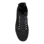 Prjct Suede Lace-Up Boot Sneaker // Black (UK: 8)