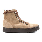 Prjct Suede Lace-Up Boot Sneaker // Brown (UK: 7)