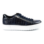 High Croc Zip Lace-Up Sneaker // Navy (UK: 10)