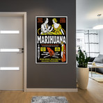 Marihuana Film Poster II // Radio Days (18"W x 26"H x 0.75"D)