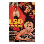 LSD Flesh Of Devil Film (26"W x 18"H x 0.75"D)