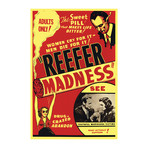 Reefer Madness Film Poster // Radio Days (18"W x 26"H x 0.75"D)