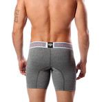 Microfiber Boxer Brief // Jasper Gray (L)