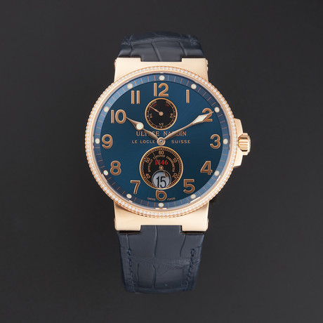 Ulysse Nardin Maxi Marine Chronometer Automatic // 266-66-BLUE // Unworn