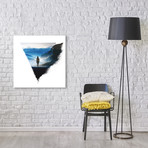 Darker Than Blue (18"W x 18"H x 0.75"D)