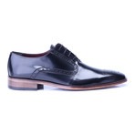 Perforated Toe Patent Oxford // Black (Euro: 45)